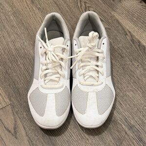 Puma White and Gray Sneakers